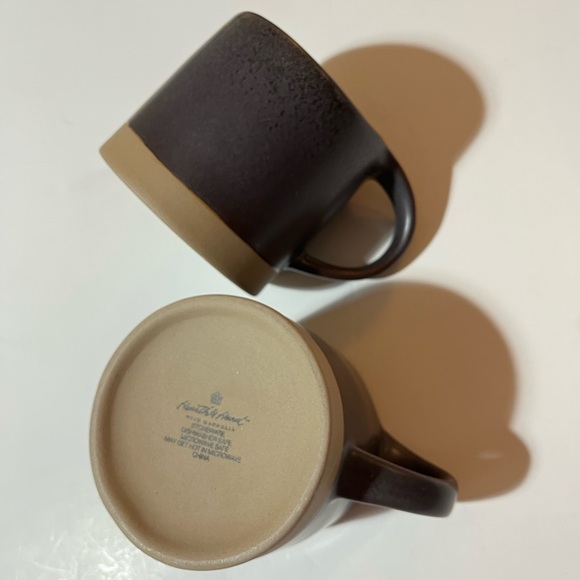 Hearth & Hand Other - Set/2 Magnolia Hearth & Hand Stoneware & Clay Mug Two Espresso tea/coffee cups